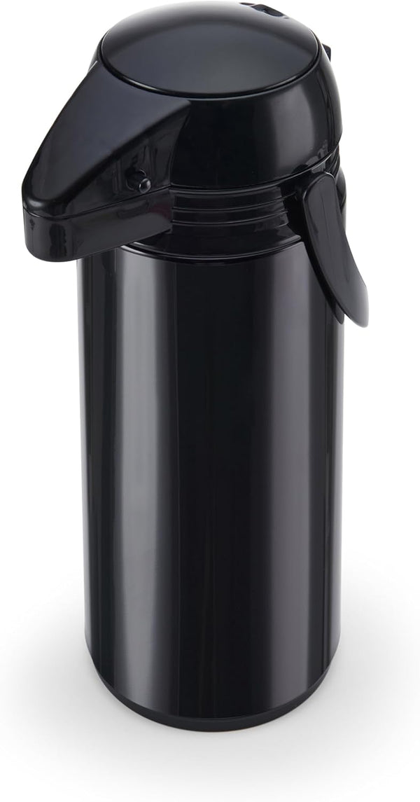 Copco Insulated Pump Pot with Handle, Large Capacity for Serving, 2 Quarts, Black