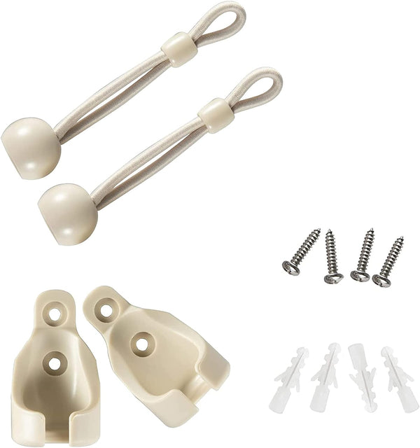Bungee Kit, General Replacement and Installation Accessories for Indoor/Outdoor Plastic Sunshade Curtains and Roller