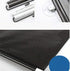 Blackout Blind Curtains with Suction Cups, No Drill Cordless Temporary Roller Shades for Windows, 23''W x49''H, Black