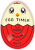 Lasubst Egg Timer for Boiling Eggs that Changes Color When Done, Red
