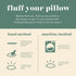 ComfyDown Decorative Throw Pillow Insert, Down and Feather Fill, 100% Cotton Cover, 12 X 16, Made in USA
