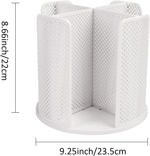 Cup and Lid Organizer Cup Dispenser Coffee Cup Organizer Paper Cup Holder Rotating for Bathroom, Restaurant, Break Room, Coffee Station, Bar, Buffet, Kitchen Cabinet, Countertop, 4 Compartment by Honlibey