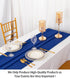 ShinyBeauty Chiffon Table Runner, Royal Blue Voile Sheer Tulle for Wedding Birthday Baby Shower Party Decoration
