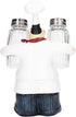 Small Resin Chef Statue Salt Shakers, Cute Figurines Spice Jars for Restaurant Kitchen Decoration