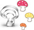 Mushroom Cookie Cutter Set-Size 3.3" 2.7" 2.2" -3-Pieces-Cookie Cutters Fondant Biscui Cutters