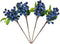 DS. DISTINCTIVE STYLE Artificial Blueberries 4 Pieces Lifelike Faux Fruit Berries Fake