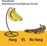 15LB Banana Holder Stand, Banana Hanger Stand Black, Metal Bananas Tree Hanger to Keep Bananas Fresh