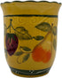 ACK Tuscany Mixed Fruit Hand Painted Ceramic Utensil Holder, Model 88439