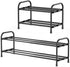 INSMART 2-Tier Expandable Shoe Rack:Stackable and Adjustable Shoes Organizer Storage Shelf, Sturdy