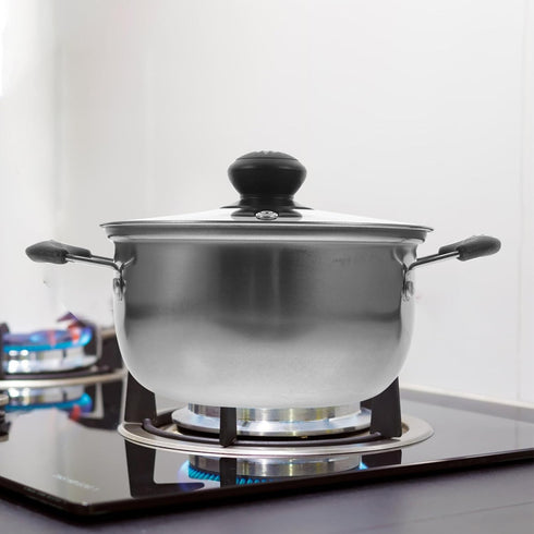 Soup Pan Stainless Steel Stockpot with Lid, Nonstick Cooking Pot, Pasta Pot, Saucepot Cookware