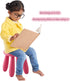 Soerreo Children'S Footstools, Kindergarten Learning Stools,Children's Dresser Stool, Plastic Light Footstools Are