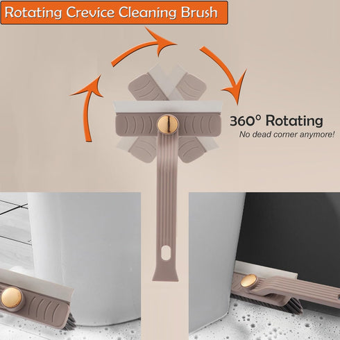 Hard Bristle Crevice Cleaning Brush Set for Small Gaps, Rotating Brushes for Grout, Toilet, Shower, Tile Cleaning Tools