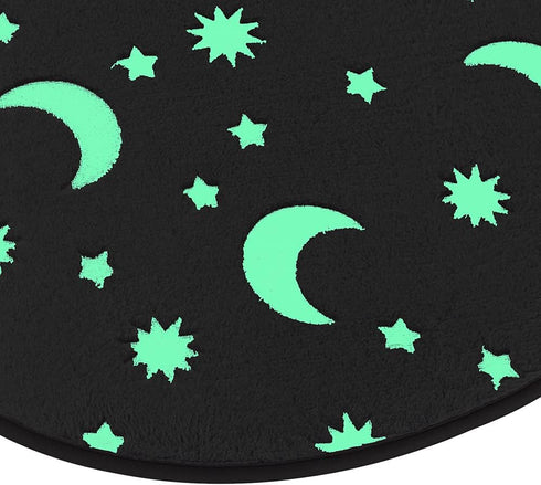 Noctilucent Anti-Slip Mat, Glow in Dark Decorative Rug for Indoor and Outdoor Entrance, 23.6”x15.7”