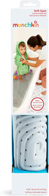 36"x17", Munchkin Soft Spot Baby Bath Mat for Tub, Cushioned Bathtub Mat for Toddlers and Kids, Grey