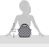 BUILT Gourmet Getaway Soft Neoprene Lunch Tote Bag, Lightweight, Insulated, One Size, Big Dot Black & White