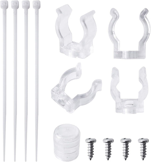 LED Rope Lights Clips, 36 Pack Set Mounting Bracket Fixing Rope Lights