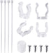 LED Rope Lights Clips, 36 Pack Set Mounting Bracket Fixing Rope Lights