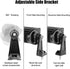LED Light Bar Side Mounting Bracket Base Mounting Universal Bracket Kit for 7 to 52 inch Light Bar (2PCS)