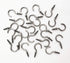 50 Pcs (304) Stainless Steel Screw Ceiling Hooks, 7/8 Inch Cup Hook Screw-in Light Hooks for Outdoor and Indoor Hanging