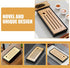 MAGICLULU Tea Tray Kit, Tea Kettle Desk Tray, Dessert Serving Tray, Draining Tray for Kung Fu Tea