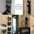 Laugh Cat 4 Pack Hanging Plastic Shoe Rack Wall Mount Creative Folding Organizer Camper Shoes Storage Shelf Adhesive