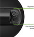 HOLMES 12" Table Fan with 75° Oscillation, 3 Speeds, 15° Adjustable Head Tilt, Ideal for Home, Bedroom, Office, Black