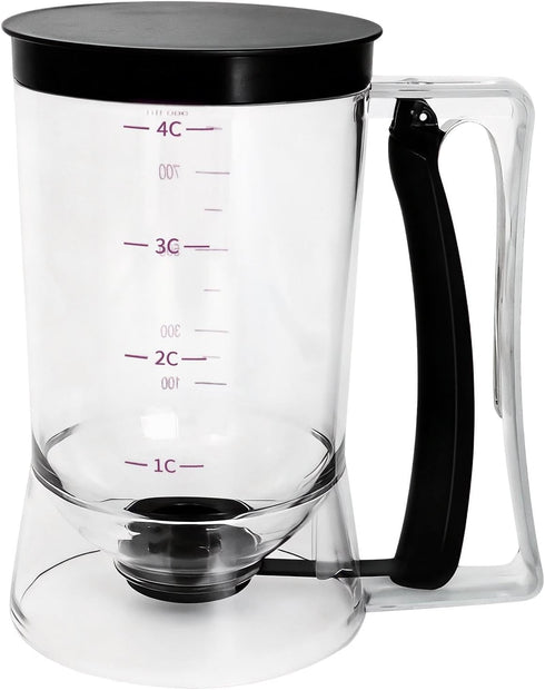 Pancake Batter Dispenser, Kitchen Must Have Tool for Perfect Pancakes, Cupcake, Waffle,