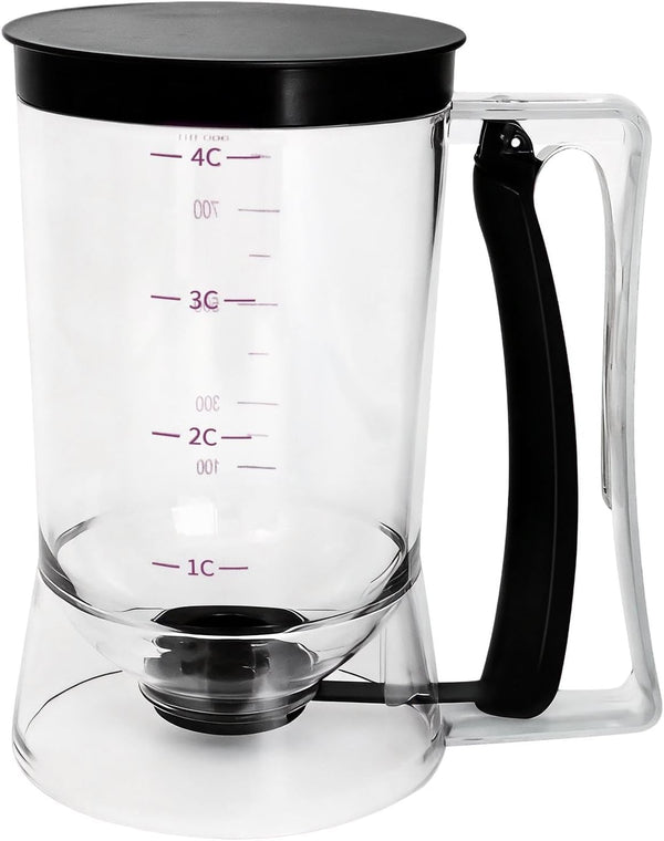 Pancake Batter Dispenser, Kitchen Must Have Tool for Perfect Pancakes, Cupcake, Waffle,