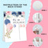 48 Gender Reveal Party Games, Rose Theme Baby Gender Reveal Voting Board Sign, Boy Girl Voting Stickers, He or She