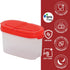 SIGNORA WARE Spice Jars with Lids, 4 oz Refillable Airtight Containers Set, 4 pk Red