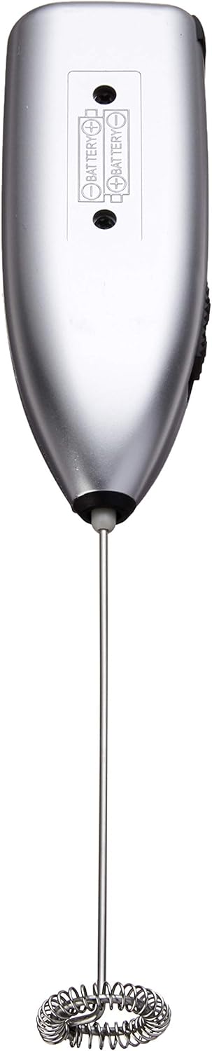 Fox Run Handheld Milk Frother Mixer, 1.25 x 1.5 x 8 inches, White