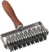 Hosmide Kitchen Baking Dough Cookie Pie Pizza Pastry Lattice Roller Cutter Tool - Stainless Steel with Wood Handle