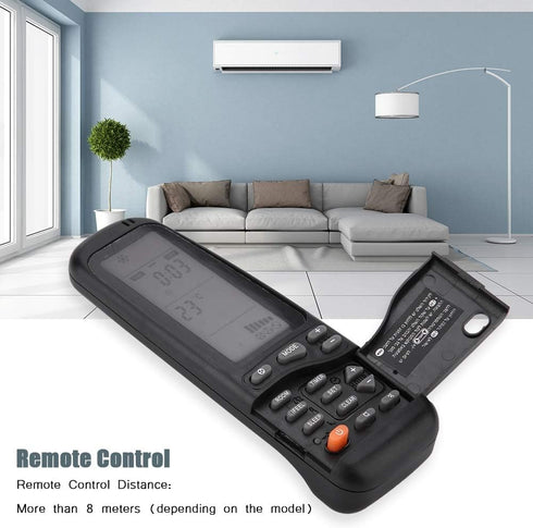 RC-3 25 in 1 Air Conditioner Remote Control Replacement for Electra/Airwell/Emailair/Elco, for RC YKR-M/001E, RC-3 YKR-M/002E, RC-3 VAV YKR-F/010 and More
