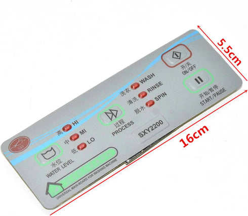 Universal Washer Control Panel Replacement for Automatic Washing Machine Electronic Control Board Repair Part SXY2200