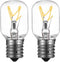 Whirlpool Microwave Light Bulb - Dimmable 125V 40W E17 Base, Fits Maytag GE Amana Over The Range Hood (2)