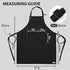ROTANET Stripe Stretch Apron for Men and Women, Adjustable Bib with 2 Pockets for Kitchen Cooking