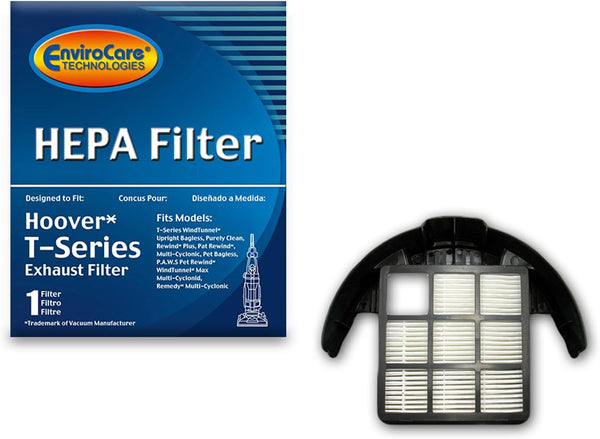 EnviroCare Premium HEPA Filtration Vacuum Cleaner Filter for Hoover T-Series WindTunnel Uprights