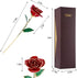 24K Red Rose Christmas Gift, Eternal Love Real Gold Plated Rose Flower, Romantic Present for Wife, Mom, Grandma,