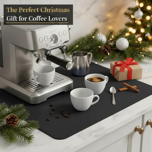 12" 18" Countertops Counter Dish Drying Mat Super Absorbent x Coffee Mat for Non-Slip Drying Mat for Kitchen Easy