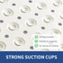 34"x 23", OTHWAY Large Shower Mat TPE Non Slip Shower Mat for Walk in Shower Stall, Inside Shower Mats with Drain Holes