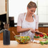 Universal Knife Block without Knives, Multi-Functional Resin Round Knife Holder with Unique Design for Easy Cleaning