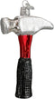 Old World Christmas Glass Blown Ornaments, Contractor Tools Claw Hammer for Christmas Tree
