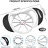 12-Blade 4.72 Inch SCHVUBENR Apple Slicer and Corer - Sharp Stainless Steel Apple Cutter - Professional Apple Divider