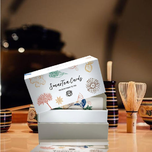 SmarTea Cards - Complete Beginners Guide to Tea - Flashcards on Tea History, Variety, Benefits, Pairing, Gifts