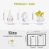 120 3D Set 3D Pieces Mini Printed Mini Animal - Gradient Animal Collection (Unicorn Pygmy Squirrel Wyvern)