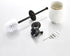 Oil Rubble Bronze Brass Bath Toilet Brush Holder Set, Wall Mounted Black Bathroom Hardware Accessories