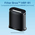 Filter Bros HRF-R1 HEPA Replacement Filter - R 1 Pack Fits Honeywell HPA100 Series