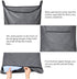 Hanging Laundry Hamper, Over the Door Laundry Bag with Hooks, 36x22 Inch Pop Grey Collector
