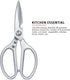 Kitchen Scissors for Food,Heavy Duty Kitchen Shears Dishwasher Safe,Sharp Cutting for Meat Chicken Bone Fish Poultry Spatchcock Turkey Vegetable (Clasic Style) by VOGARB