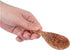 Restaurantware Coco Casa Handmade Serving Spoons - 4 Greaseproof Coconut Spoons, 3.8 Inch, Sustainable Flatware